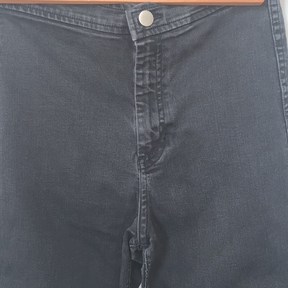 American Apparel High Waisted Black Easy Jeans - Picture 2 of 6